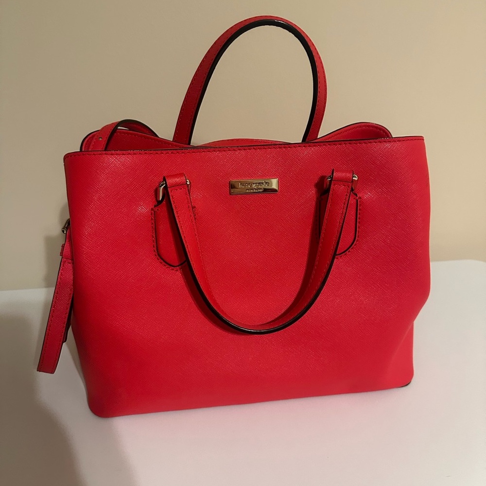 Kate Spade Red Bucket Bag